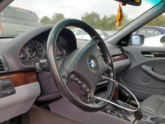 WBAEW53425PN38548 - 2005 BMW 330 XI GRAY photo 9