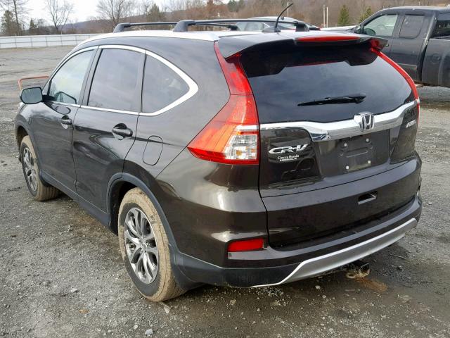 2HKRM4H77GH638215 - 2016 HONDA CR-V EXL BROWN photo 3