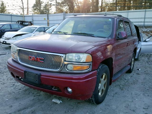 1GKEK63UX4J272402 - 2004 GMC YUKON DENA MAROON photo 2