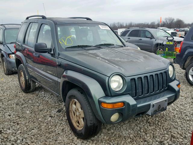 1J4GL58K72W302498 - 2002 JEEP LIBERTY LI GREEN photo 1