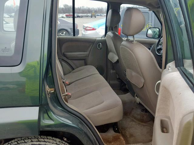 1J4GL58K72W302498 - 2002 JEEP LIBERTY LI GREEN photo 6