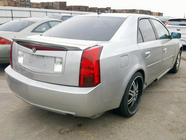 1G6DP577X60101071 - 2006 CADILLAC CTS HI FEA SILVER photo 4