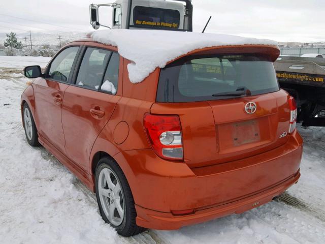 JTKKU10438J029982 - 2008 TOYOTA SCION XD ORANGE photo 3