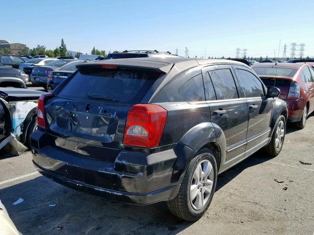 1B3HB48B07D567727 - 2007 DODGE CALIBER SX BLACK photo 4