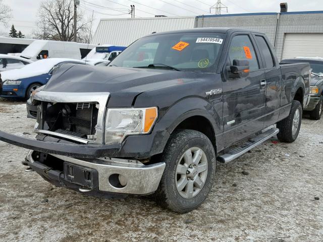 1FTFX1ET5DFC80726 - 2013 FORD F150 SUPER BLACK photo 2