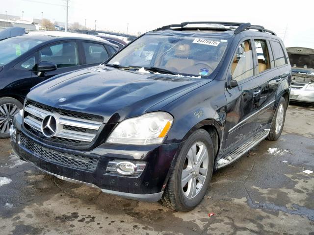 4JGBF71E18A386892 - 2008 MERCEDES-BENZ GL 450 4MA BLACK photo 2