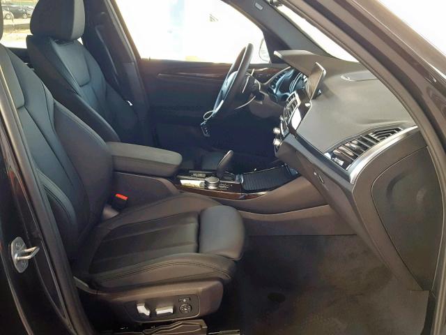 5UXTR7C54KLR49831 - 2019 BMW X3 SDRIVE3 Negro foto 5