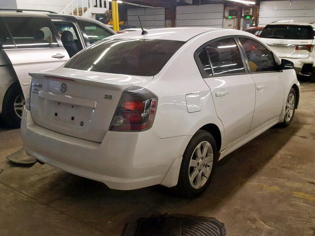 3N1AB6APXAL718823 - 2010 NISSAN SENTRA 2.0 WHITE photo 4