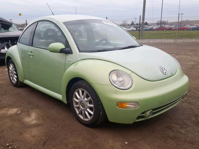 3VWCP21C52M402834 - 2002 VOLKSWAGEN NEW BEETLE GREEN photo 1