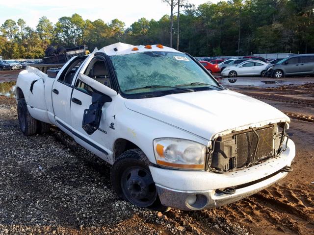 3D7ML48C26G220698 - 2006 DODGE RAM 3500 S WHITE photo 1