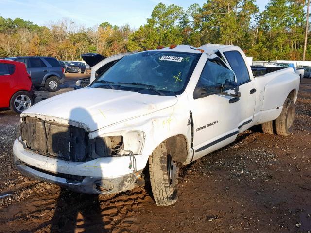 3D7ML48C26G220698 - 2006 DODGE RAM 3500 S WHITE photo 2