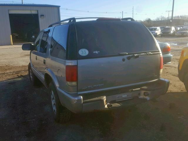 1GNDT13X73K183601 - 2003 CHEVROLET BLAZER TAN photo 3