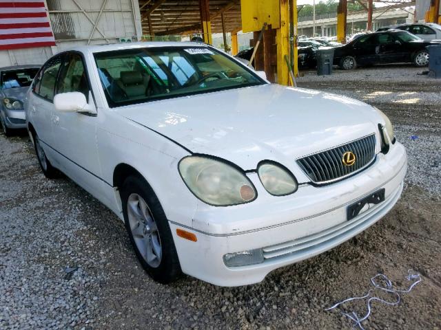 JT8BD69S510139917 - 2001 LEXUS GS 300 WHITE photo 1