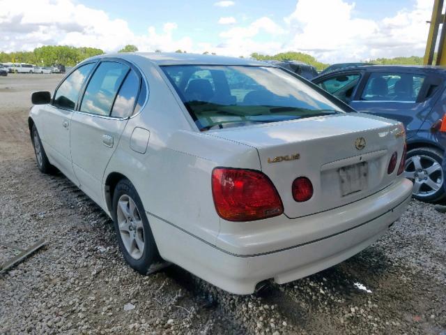 JT8BD69S510139917 - 2001 LEXUS GS 300 WHITE photo 3