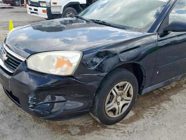 1G1ZS58F87F174437 - 2007 CHEVROLET MALIBU LS 黑色 照片 9