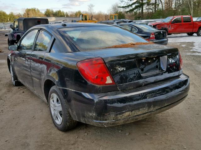 1G8AM15F26Z208116 - 2006 SATURN ION LEVEL BLACK photo 3