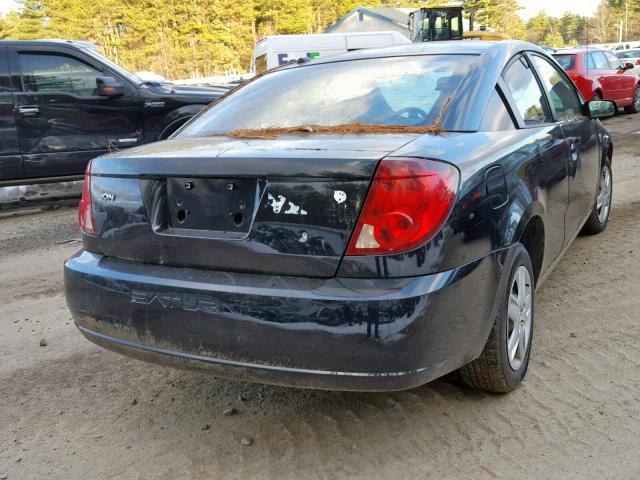 1G8AM15F26Z208116 - 2006 SATURN ION LEVEL BLACK photo 4