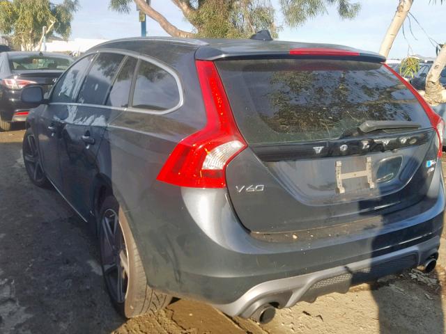 YV1902SH7F1205432 - 2015 VOLVO V60 R DESI GRAY photo 3