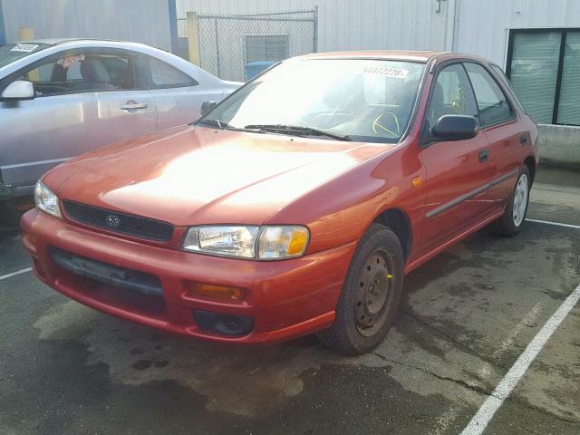 JF1GF4352YG800044 - 2000 SUBARU IMPREZA L RED photo 2