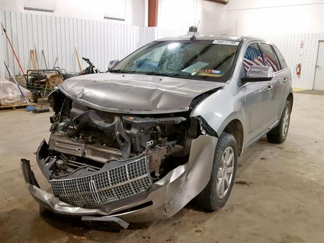 2LMDU68C88BJ20842 - 2008 LINCOLN MKX GRAY photo 2