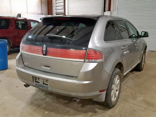 2LMDU68C88BJ20842 - 2008 LINCOLN MKX GRAY photo 4