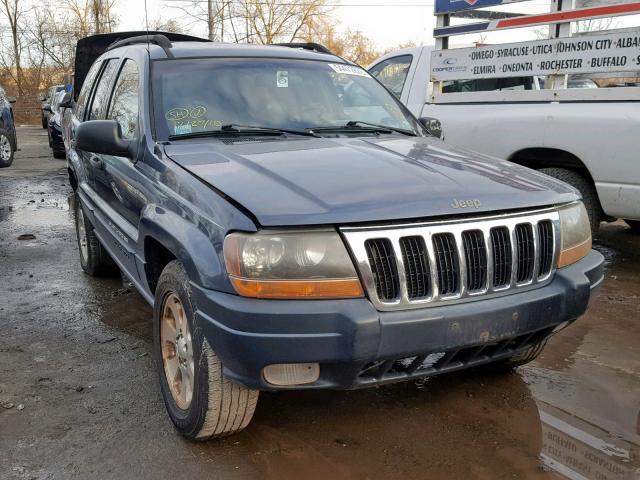 1J4GW48S61C564451 - 2001 JEEP GRAND CHER BLUE photo 1