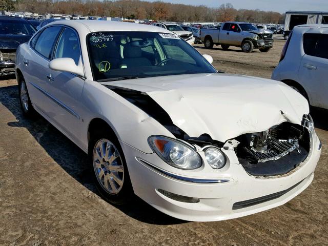 2G4WD582691246887 - 2009 BUICK LACROSSE C WHITE photo 1