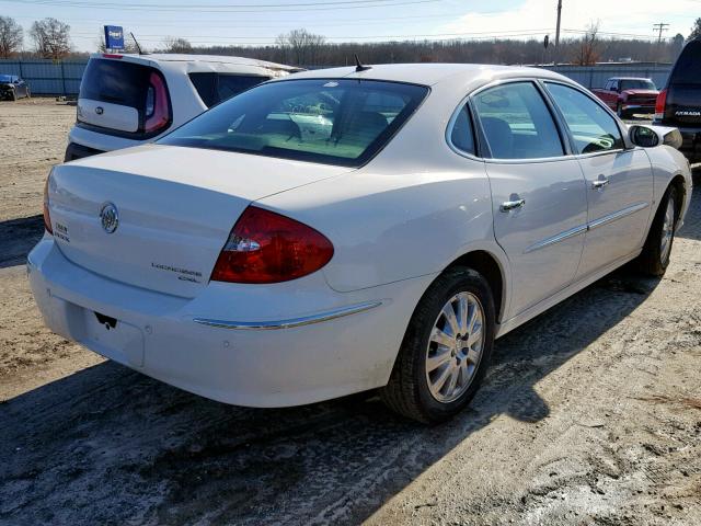 2G4WD582691246887 - 2009 BUICK LACROSSE C WHITE photo 4