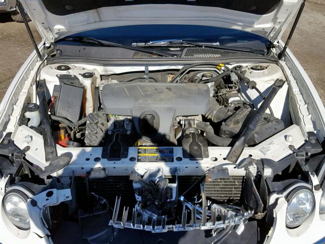 2G4WD582691246887 - 2009 BUICK LACROSSE C WHITE photo 7