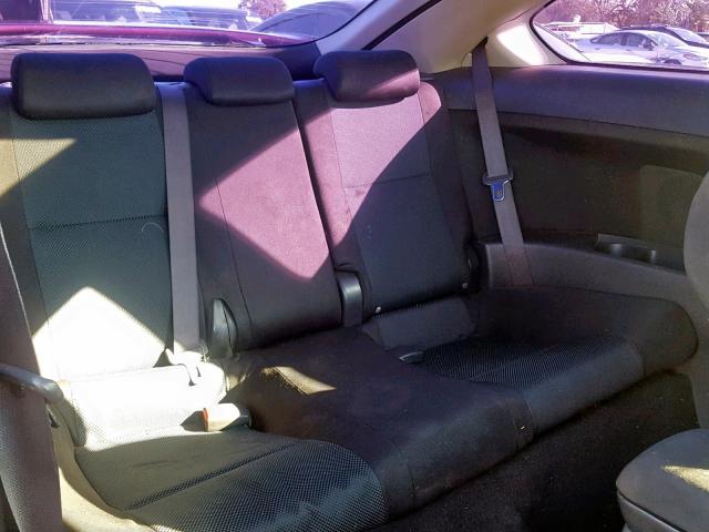 JTKDE177770204874 - 2007 TOYOTA SCION TC BURGUNDY photo 6