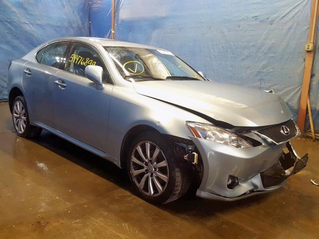 JTHCK262582025602 - 2008 LEXUS IS 250 BLUE photo 1