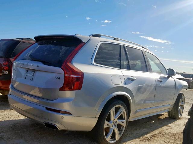 YV4A22PK6J1206272 - 2018 VOLVO XC90 T6 SILVER photo 4