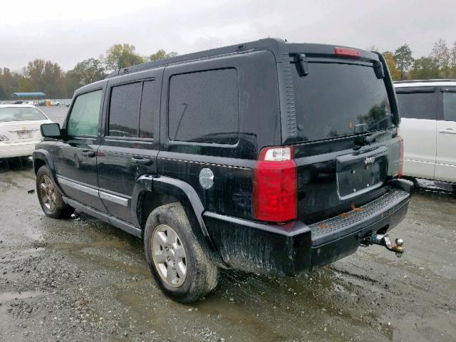 1J8HH48P77C691615 - 2007 JEEP COMMANDER შავი ფოტო 3