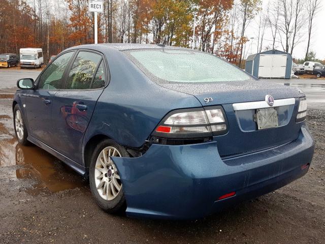 YS3FA4CY2A1613497 - 2010 SAAB 9-3 2.0T BLUE photo 3