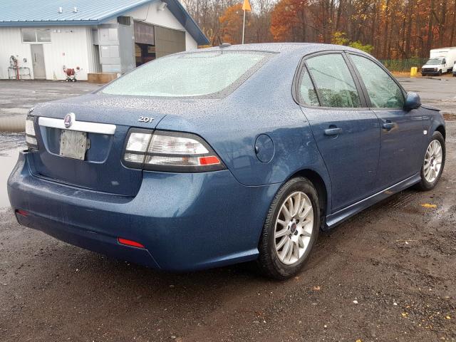 YS3FA4CY2A1613497 - 2010 SAAB 9-3 2.0T BLUE photo 4