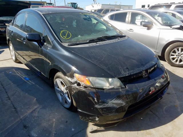 1HGFA16968L050366 - 2008 HONDA CIVIC EXL 黑色 照片 1