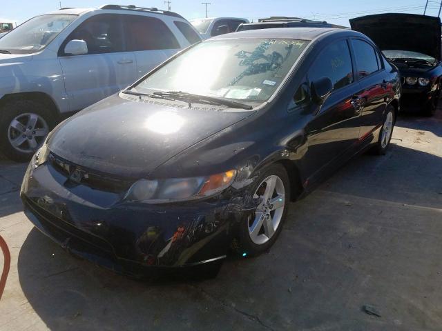 1HGFA16968L050366 - 2008 HONDA CIVIC EXL 黑色 照片 2