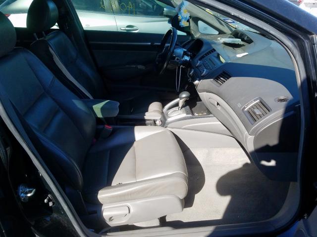 1HGFA16968L050366 - 2008 HONDA CIVIC EXL 黑色 照片 5