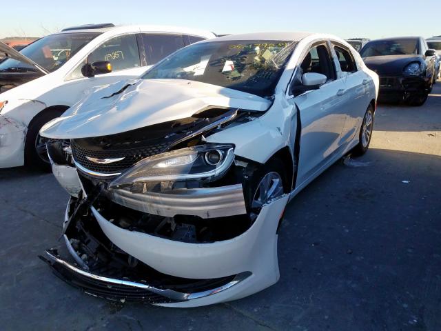 1C3CCCAB3FN616457 - 2015 CHRYSLER 200 LIMITE WHITE photo 2