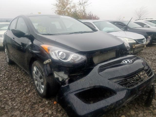 KMHD25LE0DU041142 - 2013 HYUNDAI ELANTRA GT BLACK photo 1