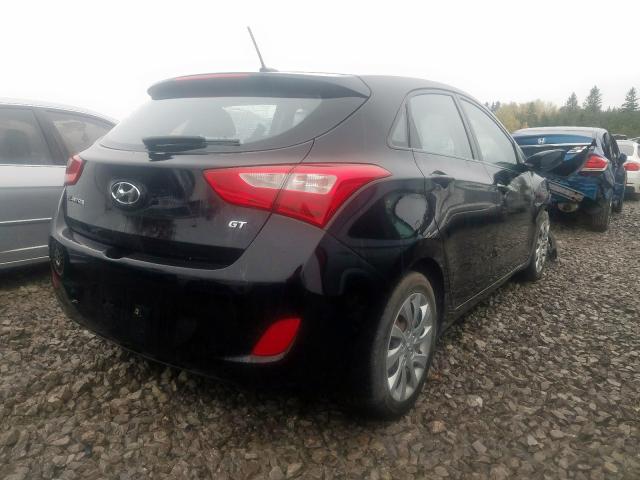 KMHD25LE0DU041142 - 2013 HYUNDAI ELANTRA GT BLACK photo 4