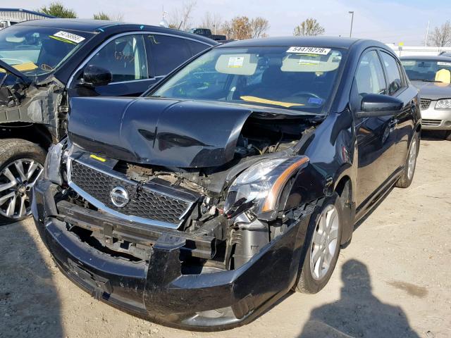 3N1AB6AP2CL733139 - 2012 NISSAN SENTRA 2.0 BLACK photo 2