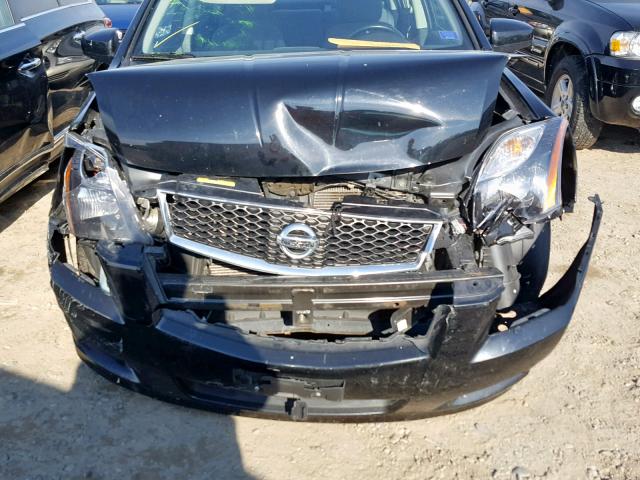 3N1AB6AP2CL733139 - 2012 NISSAN SENTRA 2.0 BLACK photo 7