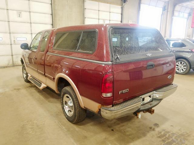 1FTDX1864VKB07916 - 1997 FORD F150 RED photo 3