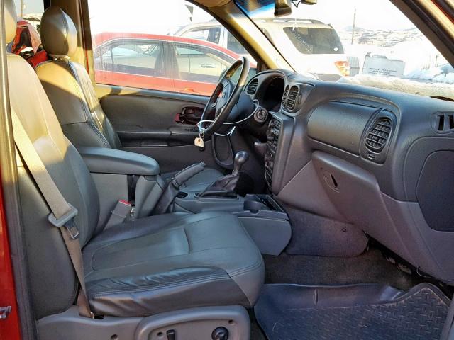 1GNDT13S432131024 - 2003 CHEVROLET TRAILBLAZE RED photo 5