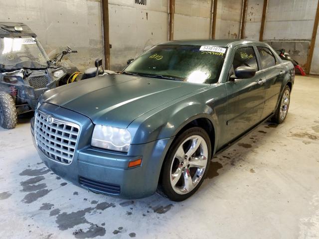 2C3KA43R36H218336 - 2006 CHRYSLER 300 BLUE photo 2