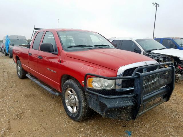 3D7KR28C95G738848 - 2005 DODGE RAM 2500 S Կարմիր լուսանկար 1