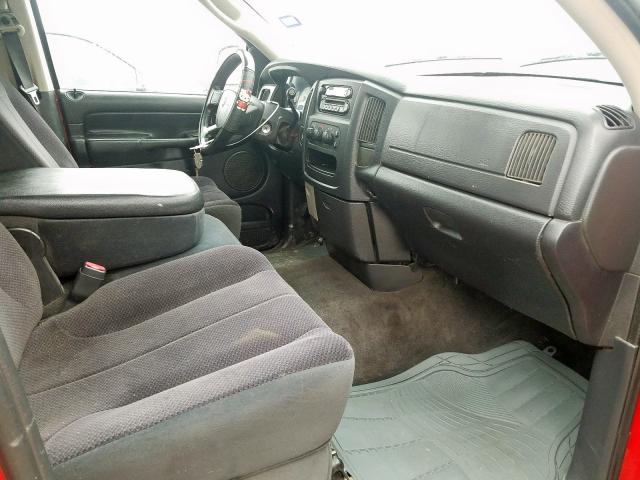 3D7KR28C95G738848 - 2005 DODGE RAM 2500 S Կարմիր լուսանկար 5