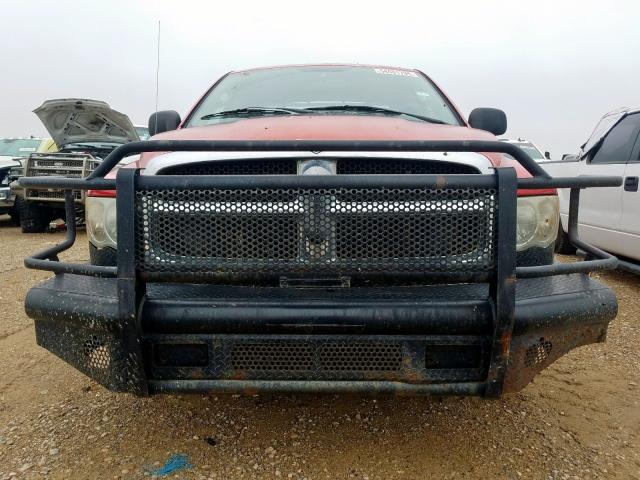 3D7KR28C95G738848 - 2005 DODGE RAM 2500 S Կարմիր լուսանկար 9