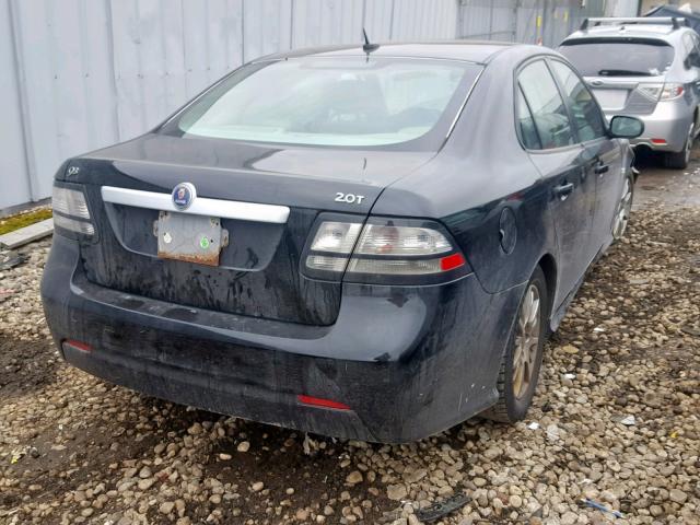 YS3FB46Y981105093 - 2008 SAAB 9-3 2.0T BLACK photo 4